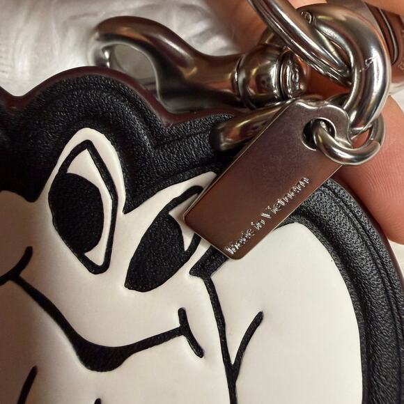 COACH Frog Ring Bag Charm Leather - Picture 4 of 4